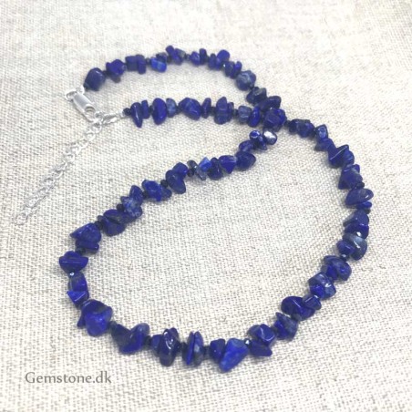 Lapis Lazuli halskæde Natural Blue Lapis Gemstone Chips