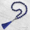 Tasbih 33 / 99 perler Lapis Lazuli ædelsten muslimsk bedekæde islamisk bedekrans