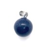Vedhæng Blå Sandsten sten kugle Midnightstone Blue Sandstone Ball Pendant
