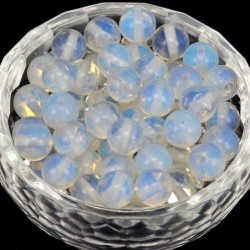 Perler Opal Opalit naturlig krystal sten 10mm lav selv smykker