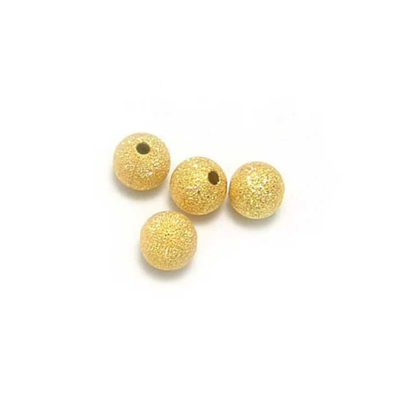 Perler Stardust guld spacer perler 6-8 mm lav selv smykker