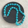 Halskæde Turkis Natural Irregular Turquoise Gemstone Beads