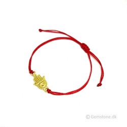 Rødt tråd armbånd Hamsa Fatimas Hånd Bracelet