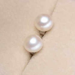 Ørestikker Ferskvandsperler øreringe Natural White Pearl Earrings