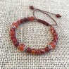 Orange Karneol armbånd Hara Chakra Svadhisthana Natural Carnelian Yoga Bracelet