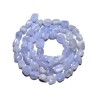 Blondeagat Perler irregulær sten Natural Agate Blue Lace Beads DIY Jewelry