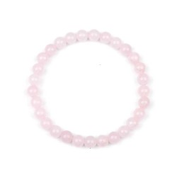 Rosakvarts armbånd ægte krystal sten Natural Rose Quartz Crystal Gemstone Bracelet