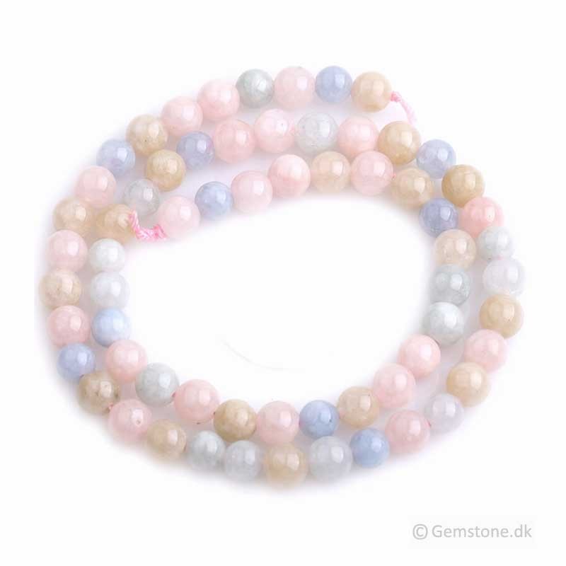 Morganit sten perler til smykker Natural Morganite Beads