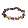 Mookait Armbånd ægte sten Natural Mookaite Gemstone Chips Bracelet