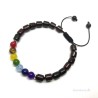 Yoga Armbånd Chakra sten og Sandeltræ perler - køb Yoga smykker