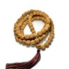 Mala Kæde Rudraksha 108 perler Natural Himalayan Bodhi Seed Mala Beads