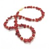 Koral halskæde Natural Red Coral Necklace