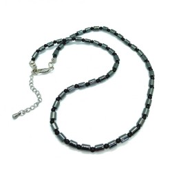 Herre Halskæde Blodsten Natural Hematite Necklace