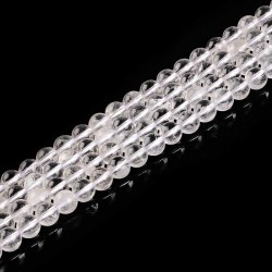 Bjergkrystal perler til smykker Natural Clear Rock Crystal Beads