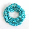 Perler Turkis sten Natural Turquoise Chips - lav selv smykker