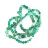 Perler Agate Green Stripe ste perler lav selv smykker | Gemstone