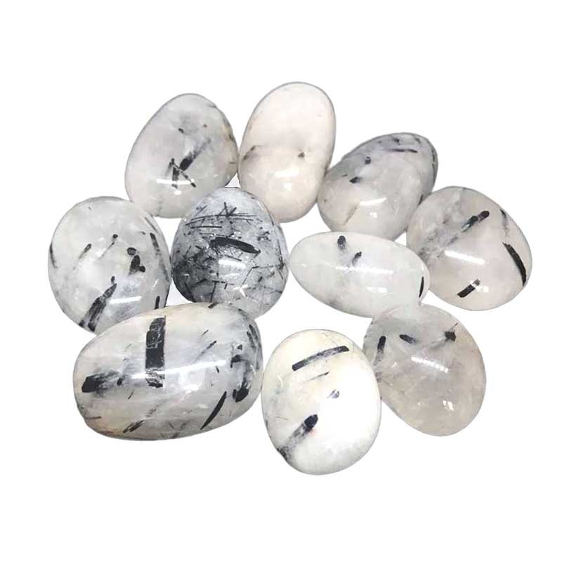 Turmalinkvarts sten krystaller Natural Tumbled Tourmaline Quartz Gemstone Turmalinkvarts sten krystaller Natural Tumbled Tourmaline Quartz Gemstone