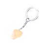Nøglering Citrin Natural Raw Citrine Crystal Keyring