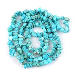 Turkis perler til smykker ægte sten Natural Turquoise Gemstone Chips
