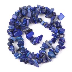 Perler Lapis Lazuli ædelsten Natural Lapis Gemstone Chips lav selv smykker