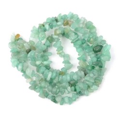 Perler Aventurin krystal sten Natural Green Aventurine Gemstone Chips lav selv smykker