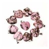 Rhodonit Hjerte vedhæng til halskæde Natural Rhodonite Gemstone Heart