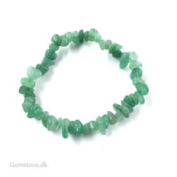 Aventurin Grøn armbånd ægte krystal sten chips Natural Aventurine Gemstone Bracelet