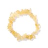 Citrin Armbånd Krystal ædelsten Natural Citrine Quartz Crystal Stone Chips Bracelet