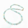 Halskæde Amazonit ædelsten Natural Colorful Amazonite Necklace