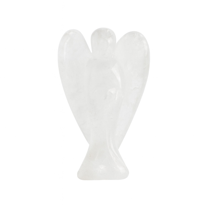 Skytsengel Bjergkrystal engel figur Rock Quartz Crystal Angel