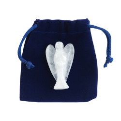 Skytsengel Bjergkrystal engel figur Rock Quartz Crystal Angel