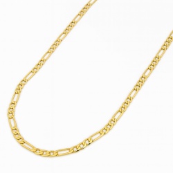 Figaro Kæde til Mænd – 4 mm Forgyldt Rustfrit Stål