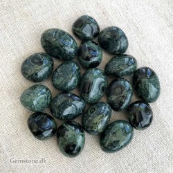 Grøn Kabamba Jaspis sten Natural Tumbled Kambaba  Jasper Gemstone