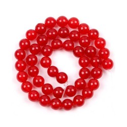 Jade Rød perler ægte sten jadeperler til smykker