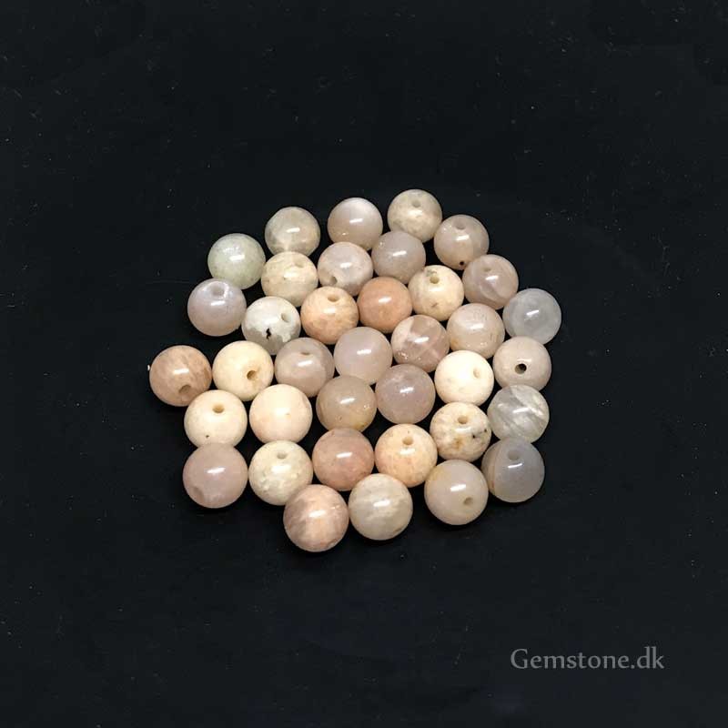 Solsten perler til smykker Natural Sunstone Gemstone Beads