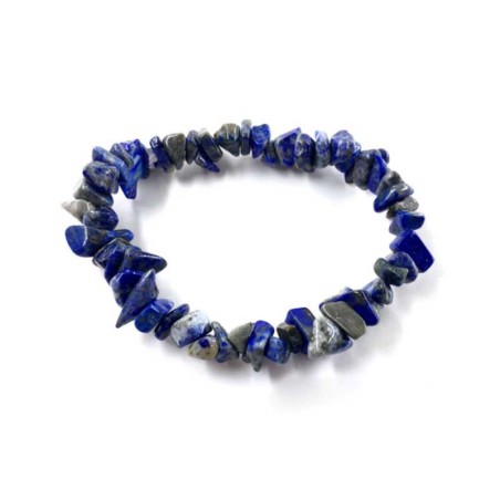 Armbånd Lapis Lazuli sten chips elastisk armbånd Natural Lapis Lazuli Gemstone Bracelet