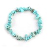 Armbånd Turkis sten Natural Blue Turquoise chips Gemstone Bracelet