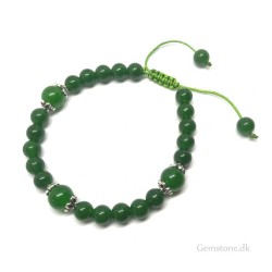 Armbånd Grøn Jade ædelsten Hjerte Chakra Anahata Yoga Armbånd