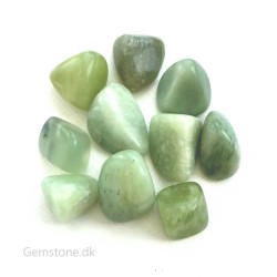 Jade Grøn polerede sten Natural Tumbled Jade Gemstone