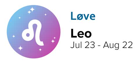 Løven Stjernetegn fødselssten krystaller Leo Zodiac Sign